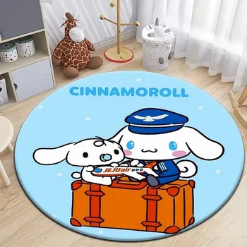 Koberec Měkký kulatý koberec Disney Cinnamoroll | bytový textil - 11 , 40x40cm