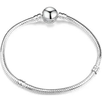 Náramek Stříbrný hadí náramek unisex 3mm | náramek, šperk - 018 , 20cm