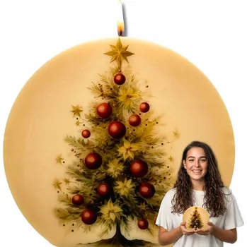 Svíčka Dekorativní sójová svíčka bez vůně Corina Candles 1 ks