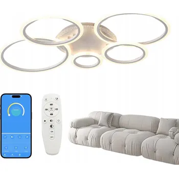 ZÁVĚSNÉ LED SVÍTIDLO RING POLOPLAFÓN LED KROUŽKOVÉ SVÍTIDLO RGB