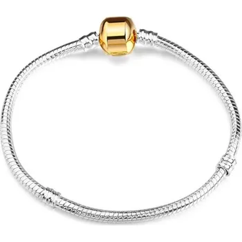 Náramek Stříbrný hadí náramek unisex 3mm | náramek, šperk - 026 , 21cm