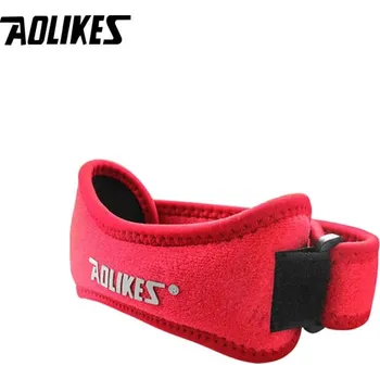 Nastavitelná sportovní bandáž na koleno Aolikes | bandáž, ortéza - 7919 Červená