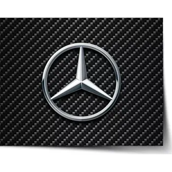 Plakát Sablio Plakát Logo 4 Carbon - 90x60 cm