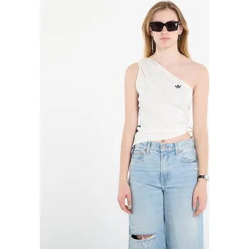 Dámské tričko Top adidas Rouched Top Off White XS