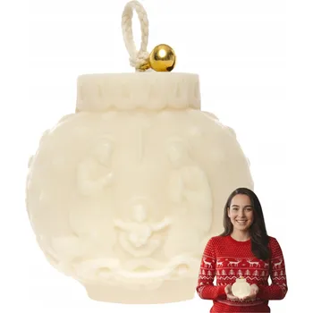 Svíčka Dekorativní sójová svíčka bez vůně Corina Candles 1 ks