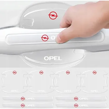 autokoberec Ochranné Samolepky pod kliky dveří auta OPEL – SILNÁ FÓLIE na auto, 8 ks