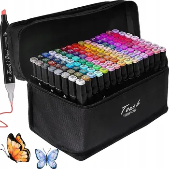 FIXY SET x120 VODĚODOLNÉ FIXY POPISOVAČE S BARVOU