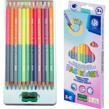 Pastelka Astra pastelky pastelové oboustranné 12=24