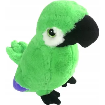 plyšák Papoušek Ara Zelený PLYŠÁK Pro Holčičky Dětská PLYŠOVÝ MAZLÍČEK PŘÍTULNÍČEK Ptáček