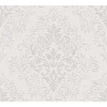 Tapeta A.S. Création | Vliesová tapeta na zeď Jette 33924-6 | 0,53 x 10,05 m | šedá, metalická + Šedá, metalická vliesová tapeta na stěnu 339246 v rozměru 0,53 x 10,05 m