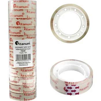 Lepicí páska Kancelářská lepicí páska průhledná 12 mm x 10 m 12 Ks