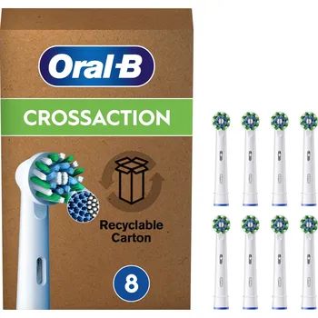 Elektrický zubní kartáček Oral-B Pro Cross Action Hlavice pro elektrické zubní kartáčky, 8 kusů
