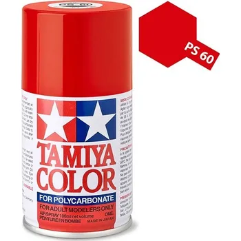 Barva ve spreji Tamiya 86060 PS-60 Mica Red 100ml