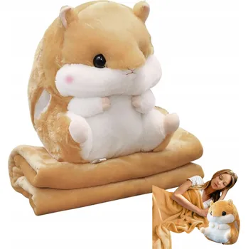 Dětská deka KŘEČEK DÁREK K SVÁTKU VÁNOČNÍ POLŠTÁŘ MIKULÁŠSKÁ DEKA NAROZENINY 180 cm zvířata