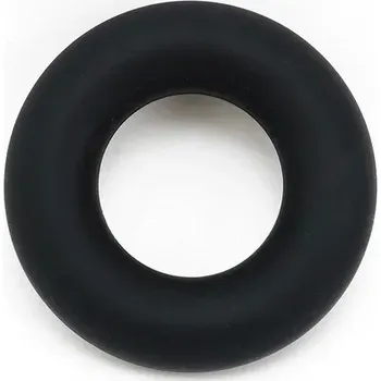 Posilovač ruky silikonový kruh | fitness pomůcka - černá 60LB