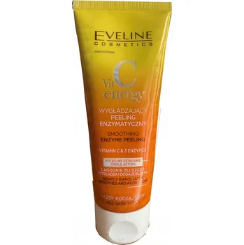Pleťový peeling Eveline Vit C energy vyhlazující enzymatický peeling 75 Ml