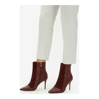 Dámské kozačky Polokozačky Eva Minge EO-DELLA-GLC9036-5.5-888 Bordó 41