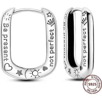 Náušnice Stříbrné kruhové náušnice se zirkonem | šperky 2 ks - JFE042