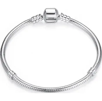 Náramek Stříbrný hadí náramek unisex 3mm | náramek, šperk - 002 , 17CM