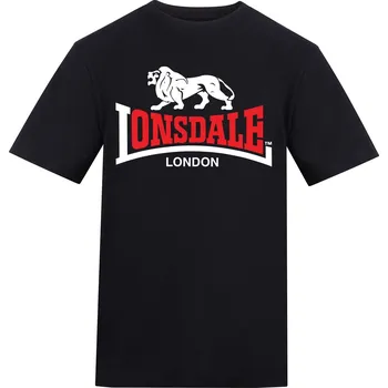 Pánské tričko Tričko Lonsdale Black 2 2277348 XL