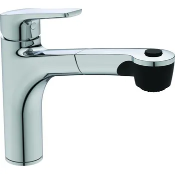 Vodovodní baterie Dřezová baterie, s vytahovací sprškou, chrom CONCEPT 200