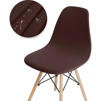 Potah na židli Voděodolný elastický potah na židli | bytové doplňky - Káva , 1 kus