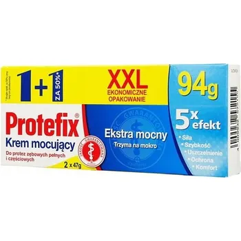 Dentální hygiena Protefix extra silný fixační krém na zubní protézy XXL - 94 g