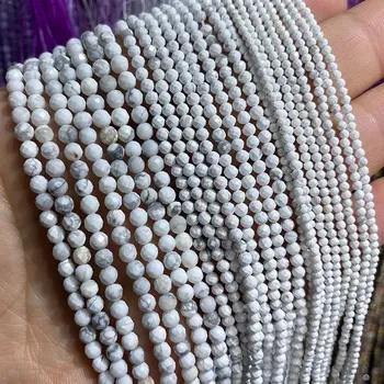 Dětské navlékací korálky Přírodní korálky | šperky - Howlit , 3mm