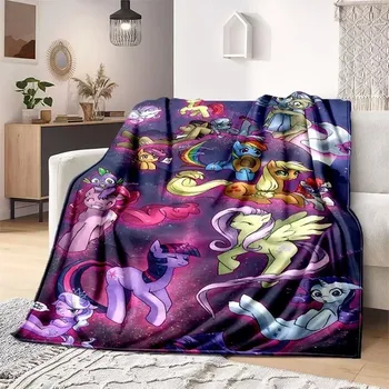Dětská deka My little pony deka pro děti | teplá deka, dětská přikrývka - 24 , 125x200cm