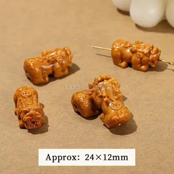 Přívěsek Přívěsek kočičí hlava ze santalového dřeva | šperky - Pixiu