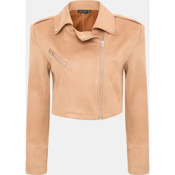 Dámská vesta Bunda I Saw It First Tan 522178 16 (XL)