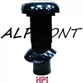 Roura dlouhá odvětrávací Venduct s odvodem kondenzátu – 100mm černá