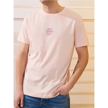 Sinsay - Tričko s krátkým rukávem - pastelová růžová - 9337I-03X - 9337I-03X-XXL