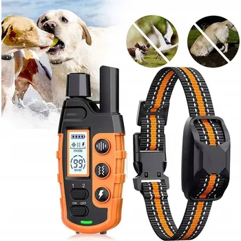 Obojek pro psa ELEKTRONICKÝ VÝCVIKOVÝ OBOJEK PRO PSA S DÁLKOVÝM OVLÁDÁNÍM, DOSAH 1000 M