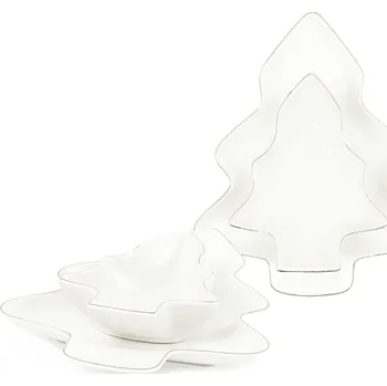 Sada 2 misek Vánoční sada Salátová Mísa Stromeček