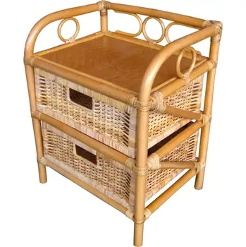 police Ratanová komoda, 2 zásuvky - SLEVA 3% s kodem radost25