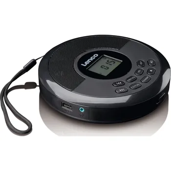 Audio Lenco CD-340BK - discman s Bluetooth a vestavěnými reproduktory
