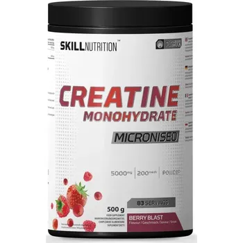 Kreatin Skill Nutrition Micronised Creatine Monohydrate - 500 g Příchuť: berry blast
