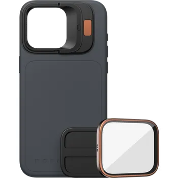 Pouzdro na mobilní telefon PolarPro Kit - LiteChaser iPhone 15 Pro Case Ocean + UV Filter