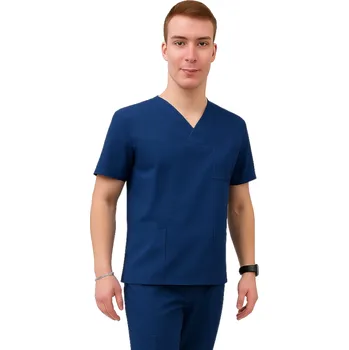 Zdravotnický oděv Pánská lékařská blůza modrá – kasak Cherokee Stretch (XL)