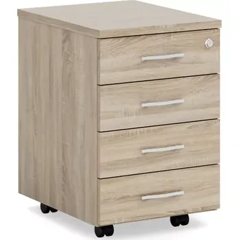 Zásuvkový kontejner Mobilní kontejner LENZA EXPRES TB-03(U) dub sonoma (DF)