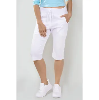 2P SERVIS Kalhoty dámské 3/4 Mili EL Bílá 44