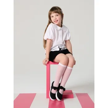 Dívčí oblečení Sinsay - Bavlněná košile - bílá - 715EI-00X - 715EI-00X-134