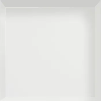 Úložný box Nika s poličkou Balneo Wall Box One 30 x 30 x 10 cm z nerezové oceli s lemem, bílá