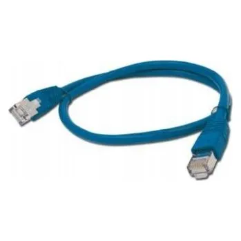 Síťový kabel Patch kabel Gembird F/FTP 5e RJ45 / RJ45 1 m modrý