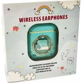 Sluchátka Smiki, bezdrátová sluchátka, do uší, modrá