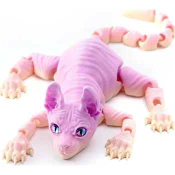 3d kočka soška | dekorace, realistická figurka - Barva 10 , 22 cm