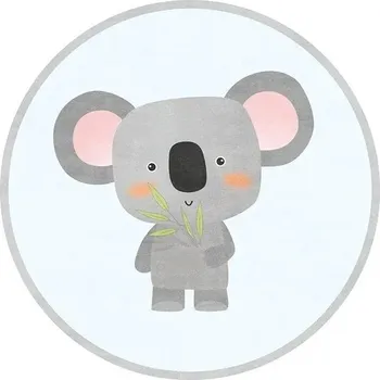 Koberec Měkký kulatý dětský koberec s potiskem | bytový textil - Otázka , Průměr 140 cm