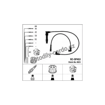 Zapalovací kabel Sada kabelů pro zapalování NGK RC-OP453 - OPEL