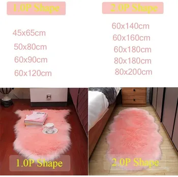 Koberec Chlupatý plyšový koberec | bytový textil - Růžový , 50x80cm